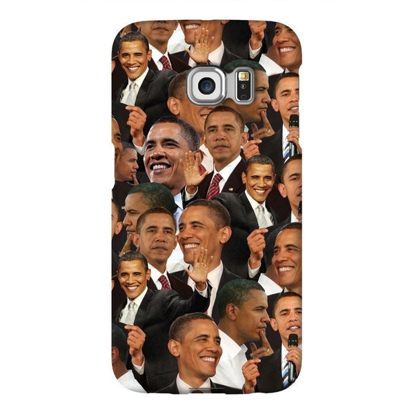 Barack Obama Face Smartphone Case-Gooten-Samsung S6 Edge-| All-Over-Print Everywhere - Designed to Make You Smile