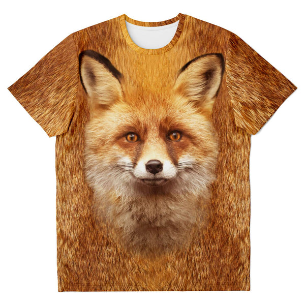 Fox Face T-Shirt-Subliminator-XS-| All-Over-Print Everywhere - Designed to Make You Smile