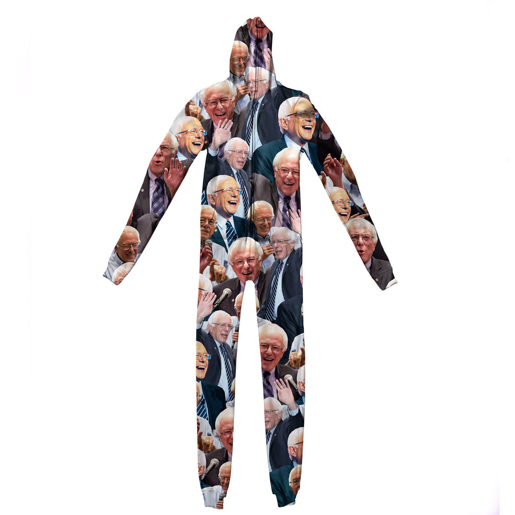 Bernie Sanders Face Adult Jumpsuit-Shelfies-| All-Over-Print Everywhere - Designed to Make You Smile