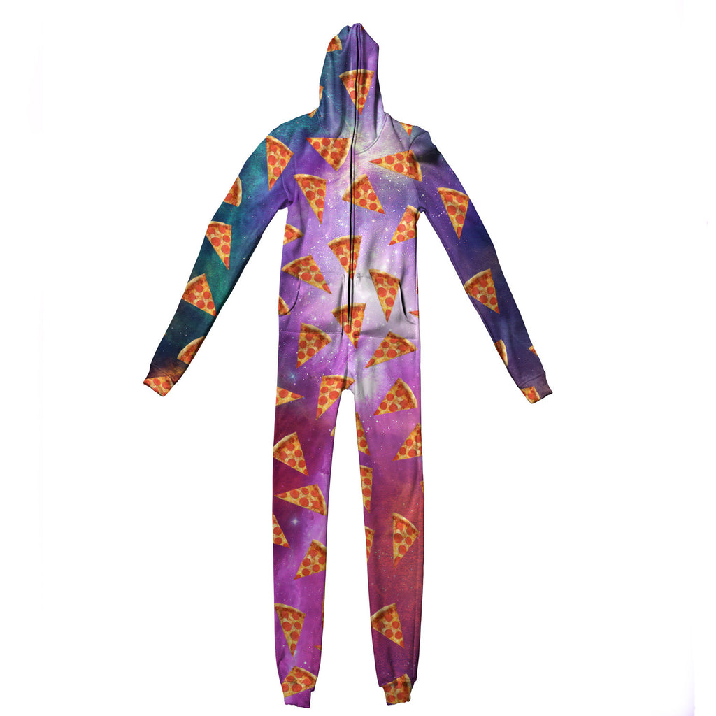 Galactic Pizza Adult Jumpsuit-Shelfies-| All-Over-Print Everywhere - Designed to Make You Smile