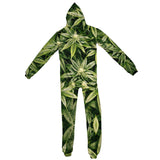 Kush Leaves Adult Jumpsuit-Shelfies-| All-Over-Print Everywhere - Designed to Make You Smile