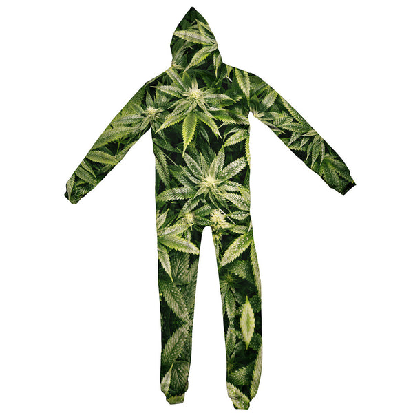 Kush Leaves Adult Jumpsuit-Shelfies-| All-Over-Print Everywhere - Designed to Make You Smile