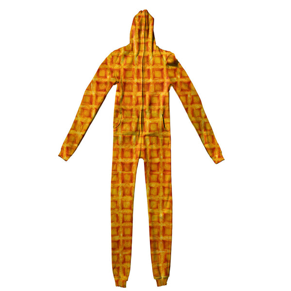 Waffle Invasion Adult Jumpsuit-Shelfies-| All-Over-Print Everywhere - Designed to Make You Smile