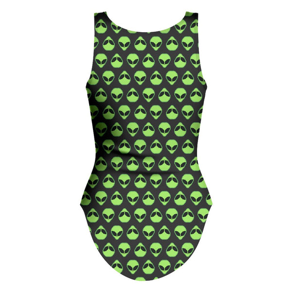 Alienz One-Piece Swimsuit-teelaunch-| All-Over-Print Everywhere - Designed to Make You Smile