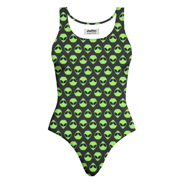 Alienz One-Piece Swimsuit-teelaunch-XS-| All-Over-Print Everywhere - Designed to Make You Smile
