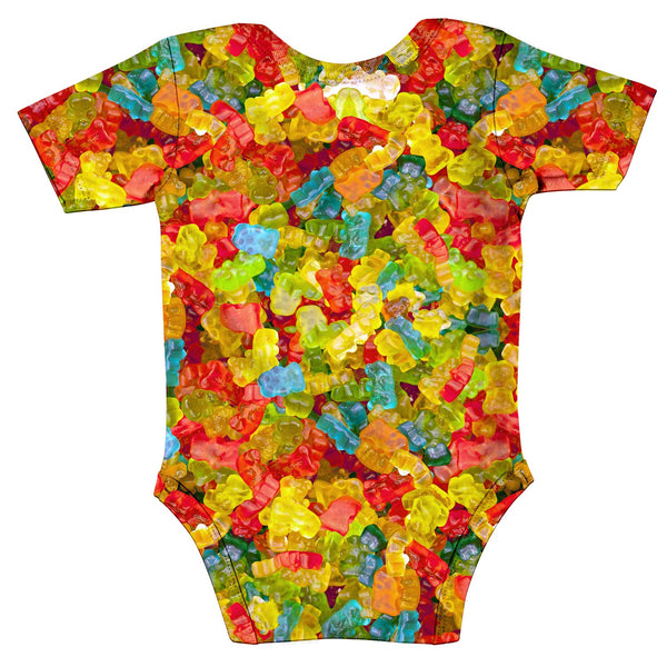Gummy Bears Invasion Baby Onesie-Shelfies-| All-Over-Print Everywhere - Designed to Make You Smile