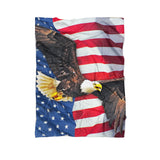 American Flag Blanket-Gooten-Cuddle-| All-Over-Print Everywhere - Designed to Make You Smile