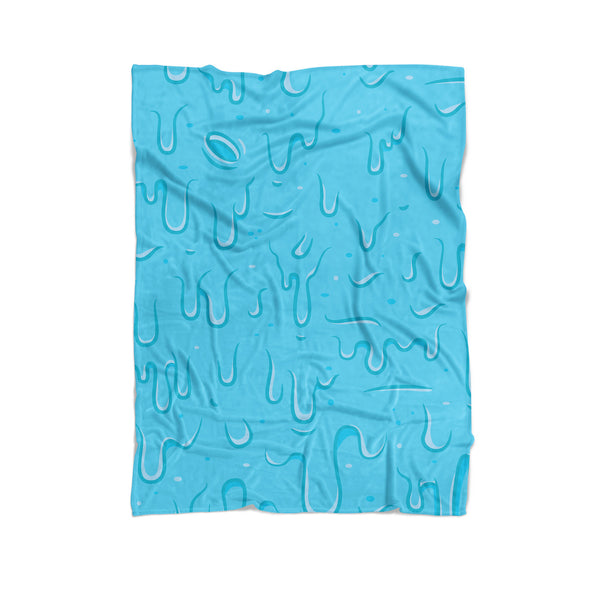 Blue Slime Blanket-Gooten-Cuddle-| All-Over-Print Everywhere - Designed to Make You Smile