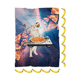 DJ Pizza Cat Blanket-Gooten-| All-Over-Print Everywhere - Designed to Make You Smile