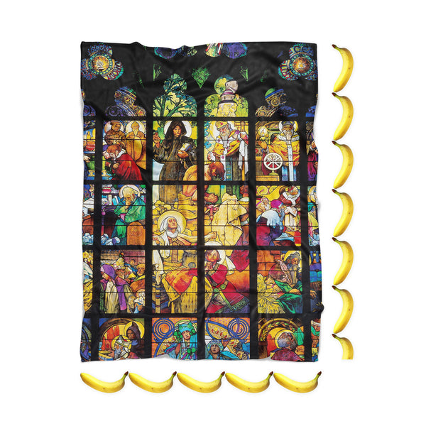Stained Glass Blanket-Gooten-| All-Over-Print Everywhere - Designed to Make You Smile