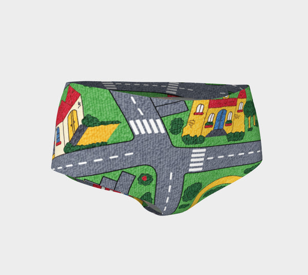 Carpet Track Booty Shorts-Shelfies-| All-Over-Print Everywhere - Designed to Make You Smile