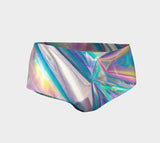 Holographic Foil Booty Shorts-Shelfies-| All-Over-Print Everywhere - Designed to Make You Smile