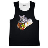 Burrito Cat Basic Tank Top-Printify-Black-S-| All-Over-Print Everywhere - Designed to Make You Smile