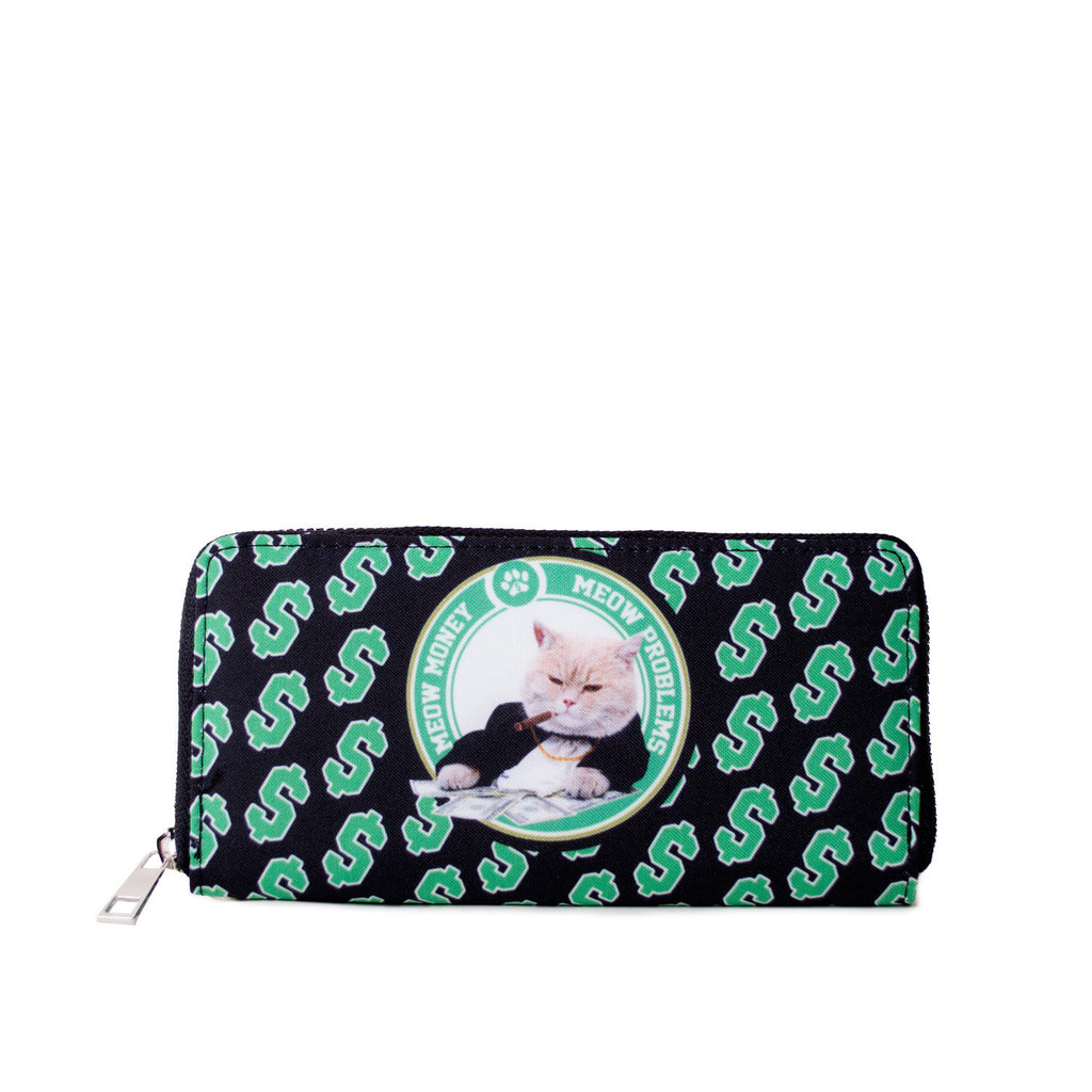 Meow Money, Meow Problems Clutch-Shelfies-| All-Over-Print Everywhere - Designed to Make You Smile