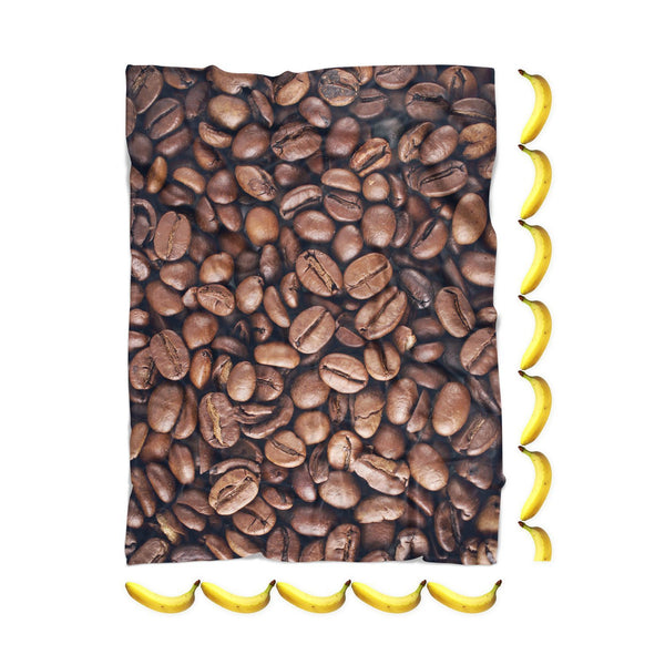 Coffee Invasion Blanket-Gooten-| All-Over-Print Everywhere - Designed to Make You Smile
