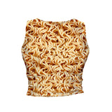 Ramen Invasion Crop Tank-Shelfies-| All-Over-Print Everywhere - Designed to Make You Smile