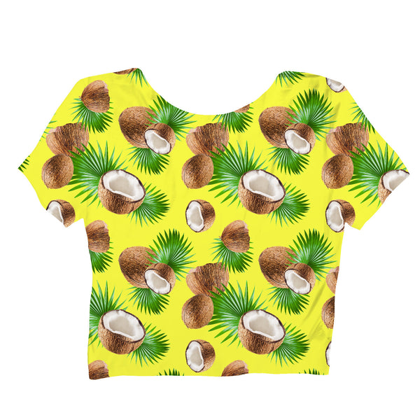 Cuban Coconut Crop Top-Shelfies-| All-Over-Print Everywhere - Designed to Make You Smile