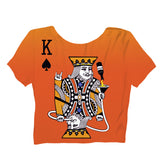 Kingsday Crop Top-Shelfies-| All-Over-Print Everywhere - Designed to Make You Smile