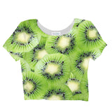 Kiwi Invasion Crop Top-Shelfies-| All-Over-Print Everywhere - Designed to Make You Smile