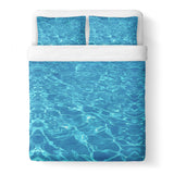 Water Duvet Cover-Gooten-Queen-| All-Over-Print Everywhere - Designed to Make You Smile