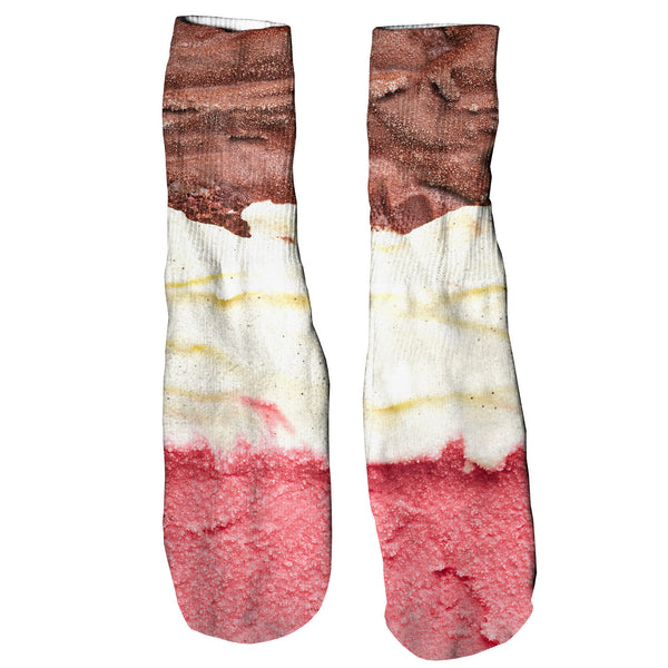 Neapolitan Foot Glove Socks-Shelfies-One Size-| All-Over-Print Everywhere - Designed to Make You Smile