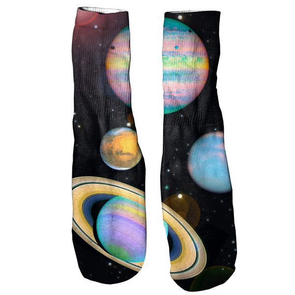 Space Planets Foot Glove Socks-Printify-One Size-| All-Over-Print Everywhere - Designed to Make You Smile