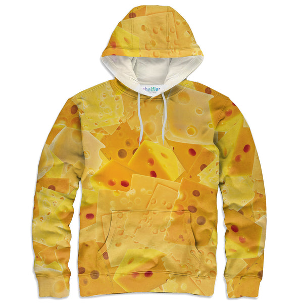 Cheezy Hoodie-Shelfies-| All-Over-Print Everywhere - Designed to Make You Smile