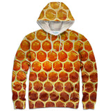 Honeycomb Hoodie-Shelfies-| All-Over-Print Everywhere - Designed to Make You Smile