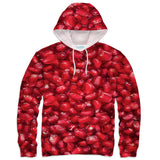 Pomegranate Invasion Hoodie-Shelfies-| All-Over-Print Everywhere - Designed to Make You Smile