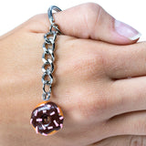 Chocolate Donut Keychain-Shelfies-One Size-| All-Over-Print Everywhere - Designed to Make You Smile