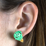 Mint Choco Chip Earring-Shelfies-One Size-| All-Over-Print Everywhere - Designed to Make You Smile