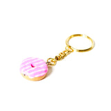 Pink Donut Keychain-Shelfies-One Size-| All-Over-Print Everywhere - Designed to Make You Smile