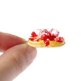 Strawberry Waffle Necklace-Shelfies-One Size-| All-Over-Print Everywhere - Designed to Make You Smile