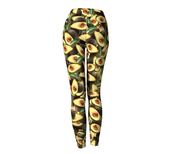 Avocado Invasion Leggings-Shelfies-| All-Over-Print Everywhere - Designed to Make You Smile