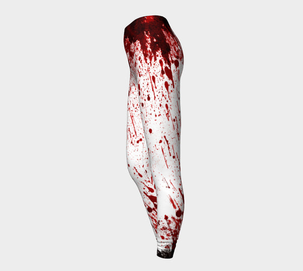 Blood Splatter Leggings-Shelfies-| All-Over-Print Everywhere - Designed to Make You Smile