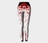 Blood Splatter Leggings-Shelfies-| All-Over-Print Everywhere - Designed to Make You Smile