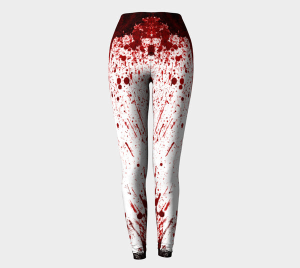 Blood Splatter Leggings-Shelfies-| All-Over-Print Everywhere - Designed to Make You Smile