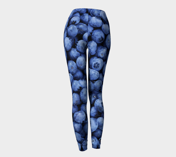 Blueberry Invasion Leggings-Shelfies-| All-Over-Print Everywhere - Designed to Make You Smile