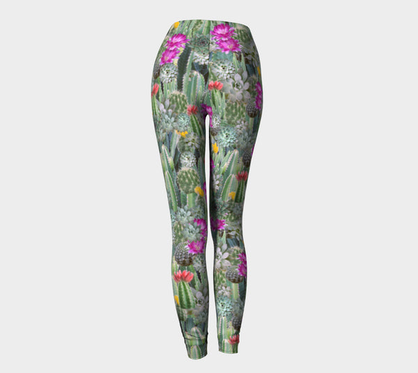 Cacti Invasion Leggings-Shelfies-| All-Over-Print Everywhere - Designed to Make You Smile