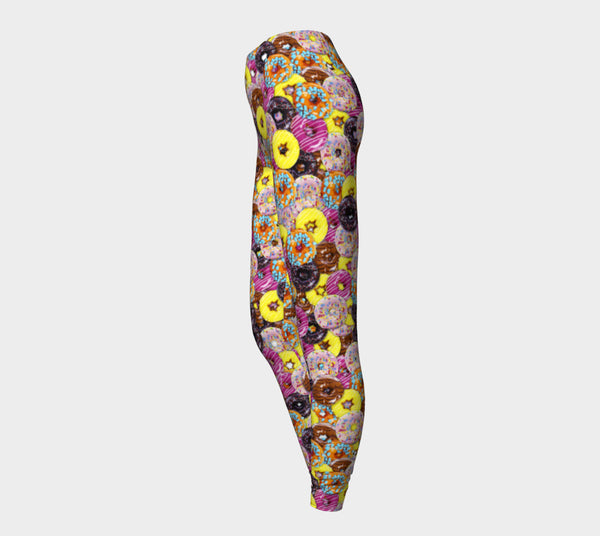Donut Invasion Leggings-Shelfies-| All-Over-Print Everywhere - Designed to Make You Smile