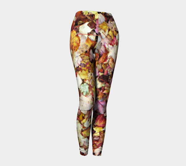 Fall Leaves Leggings-Shelfies-| All-Over-Print Everywhere - Designed to Make You Smile