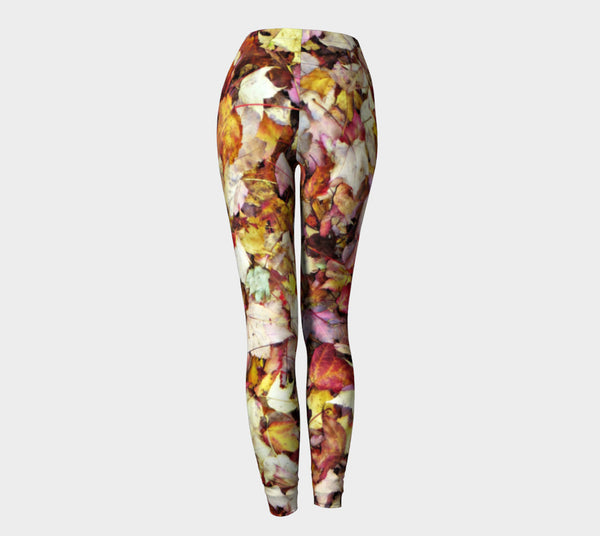 Fall Leaves Leggings-Shelfies-| All-Over-Print Everywhere - Designed to Make You Smile