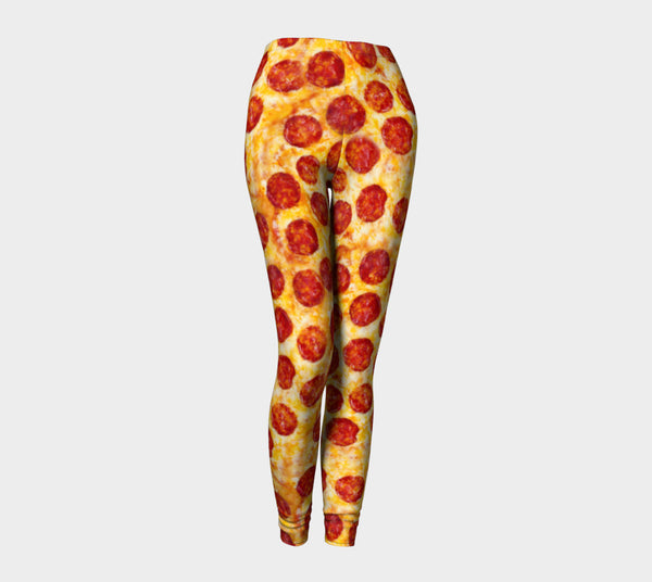 Pizza Invasion Leggings-Shelfies-| All-Over-Print Everywhere - Designed to Make You Smile