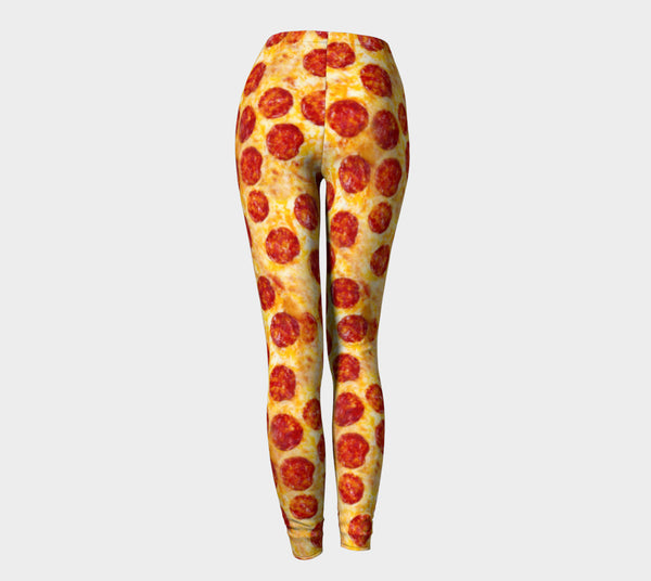 Pizza Invasion Leggings-Shelfies-| All-Over-Print Everywhere - Designed to Make You Smile