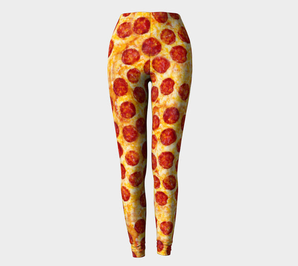 Pizza Invasion Leggings-Shelfies-| All-Over-Print Everywhere - Designed to Make You Smile