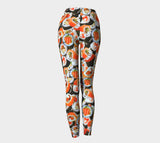 Sushi Invasion Leggings-Shelfies-| All-Over-Print Everywhere - Designed to Make You Smile