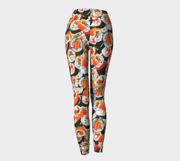Sushi Invasion Leggings-Shelfies-| All-Over-Print Everywhere - Designed to Make You Smile