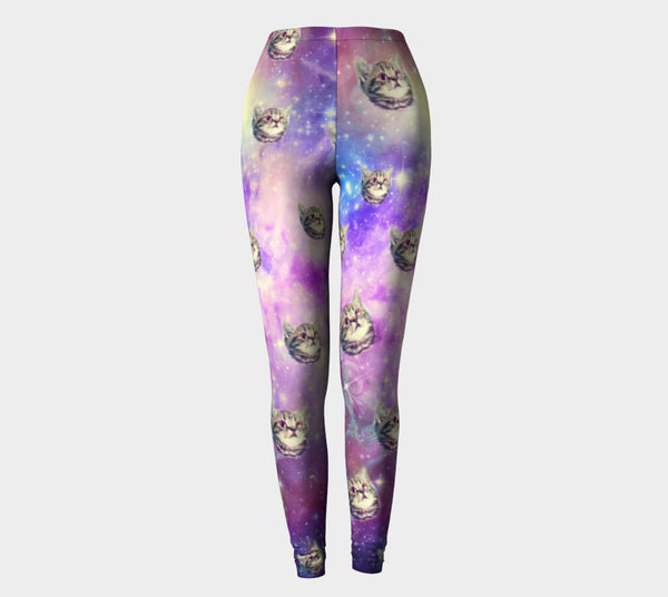 Trippin Kitty Kat Leggings-Shelfies-| All-Over-Print Everywhere - Designed to Make You Smile