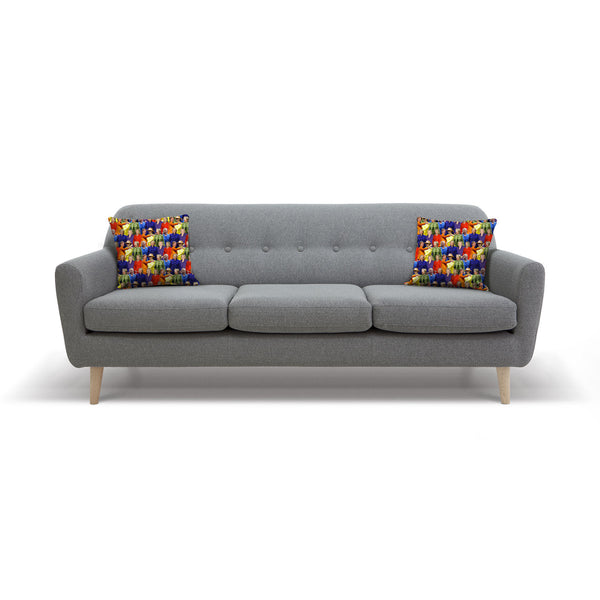 Hillary Clinton Rainbow Suits Throw Pillow Case-Shelfies-| All-Over-Print Everywhere - Designed to Make You Smile