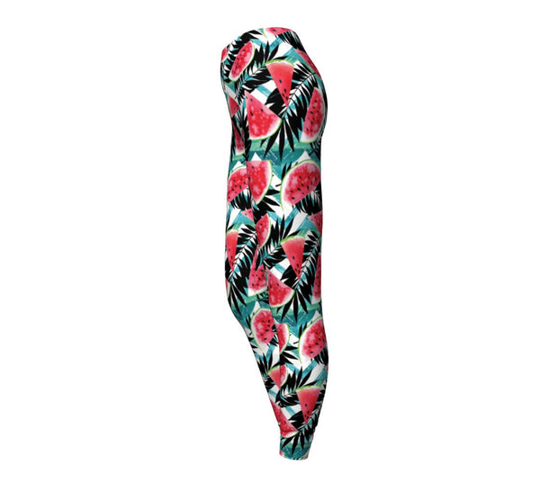 Tropical Melons Leggings-Shelfies-| All-Over-Print Everywhere - Designed to Make You Smile